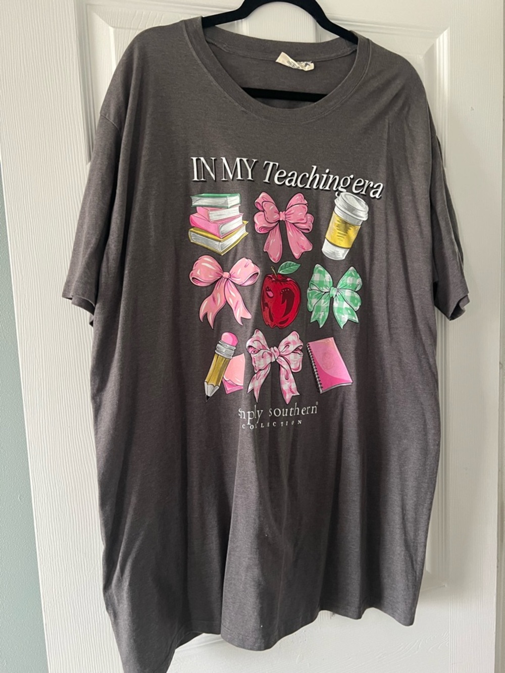 In my teacher era Simply southern tee shirt